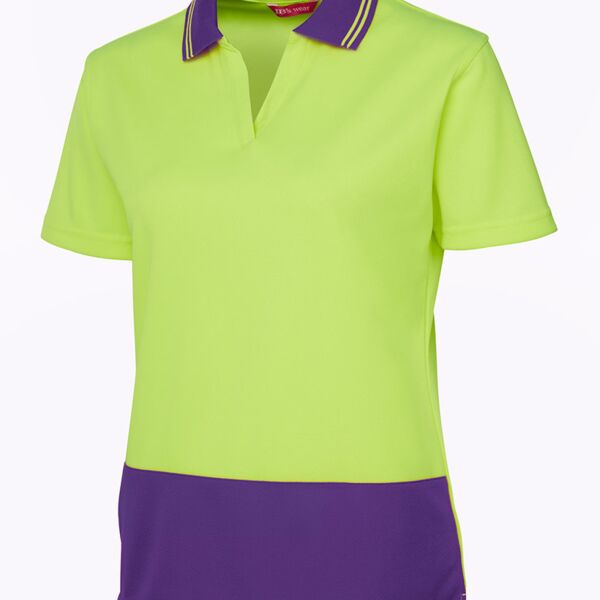 JB's HV 4602.1 LADIES S/S NON BUTTON POLO Thumbnail