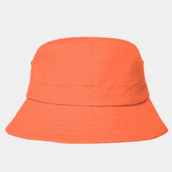 Brushed Sports Twill Youth Bucket Hat Thumbnail