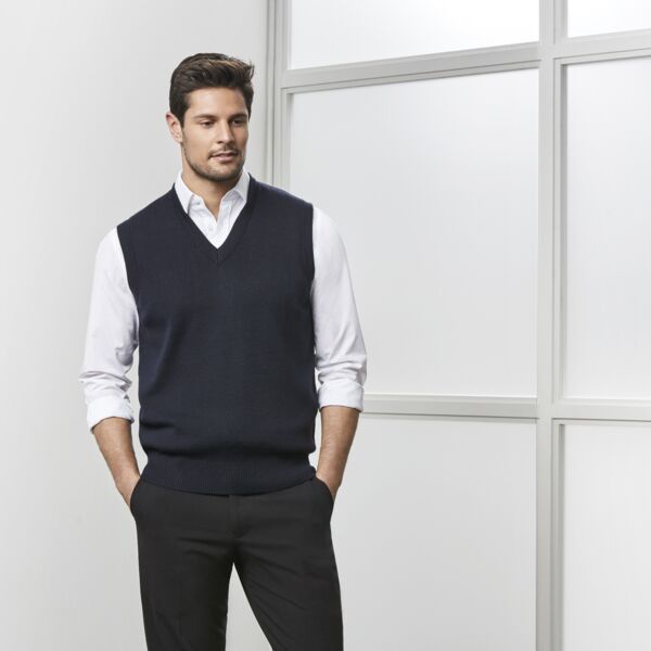 Mens Woolmix Knit Vest Thumbnail