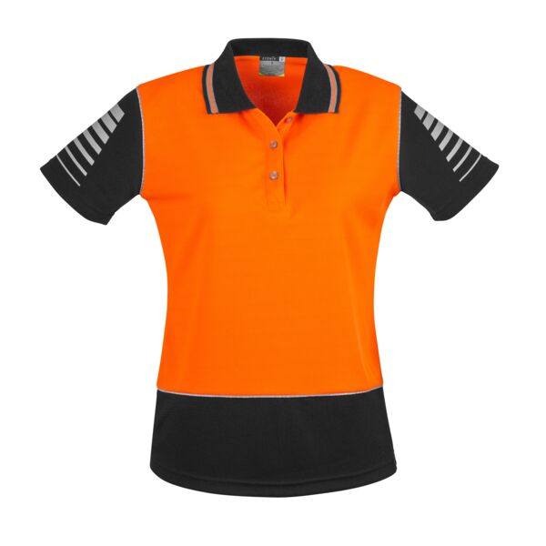 Womens Hi Vis Zone Short Sleeve Polo Thumbnail