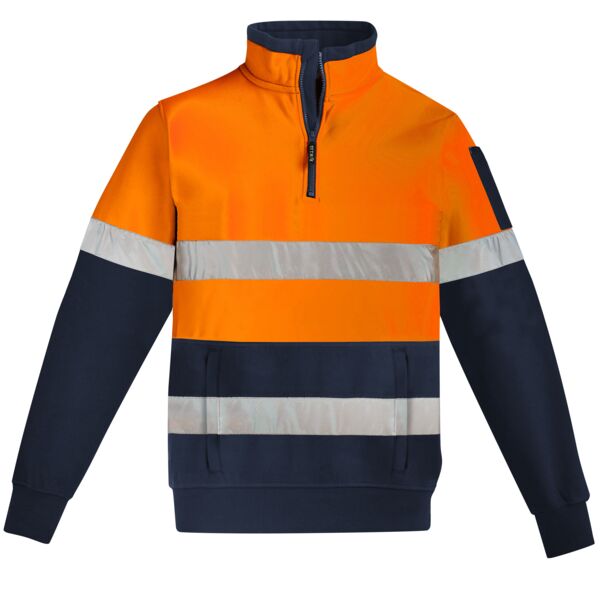 Unisex Hi Vis 1/4 Zip Pullover - Hoop Taped Thumbnail