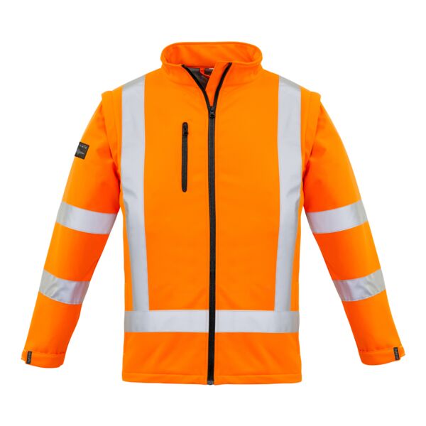 Womens Hi Vis NSW Rail X Back 2 In 1 Softshell Jacket Thumbnail