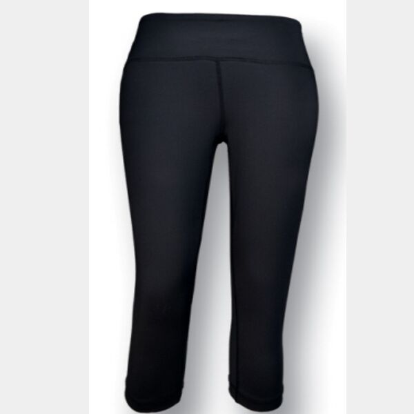  LADIES HIGH WAISTED 3/4 LENGTH GYM TIGHTS Thumbnail