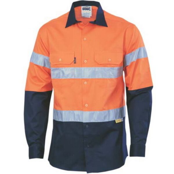 HiVis Cool-Breeze Cotton Shirt with Generic R/Tape Thumbnail